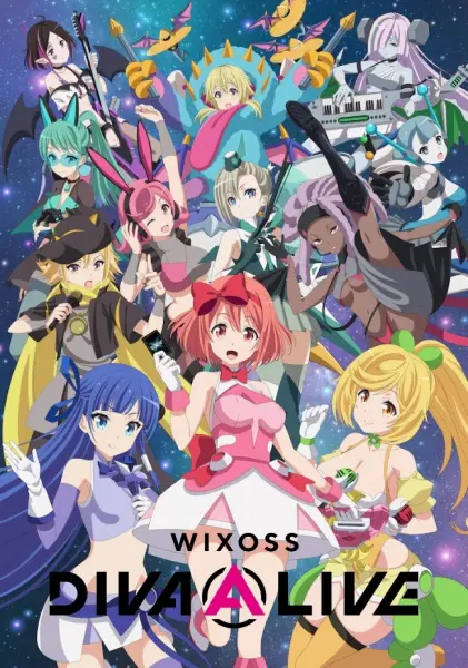 Постер аниме «WIXOSS»: Дива в прямом эфире
